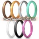 BAP Free Wedding Woman Silicone Ring Fashion Jewelry